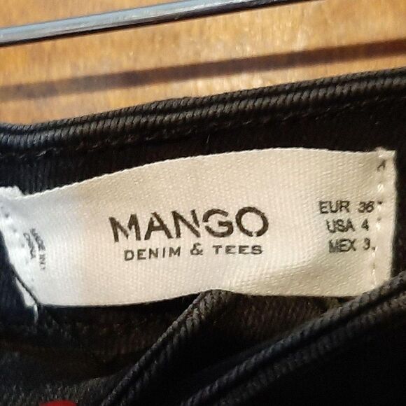 MANGO Denim & Tees Skinny Jeans sz 4 - Picture 3 of 4